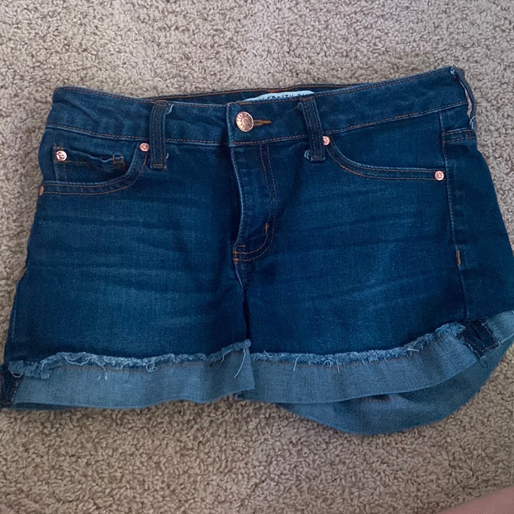 Dark blue junior jean shorts Celebrity pink